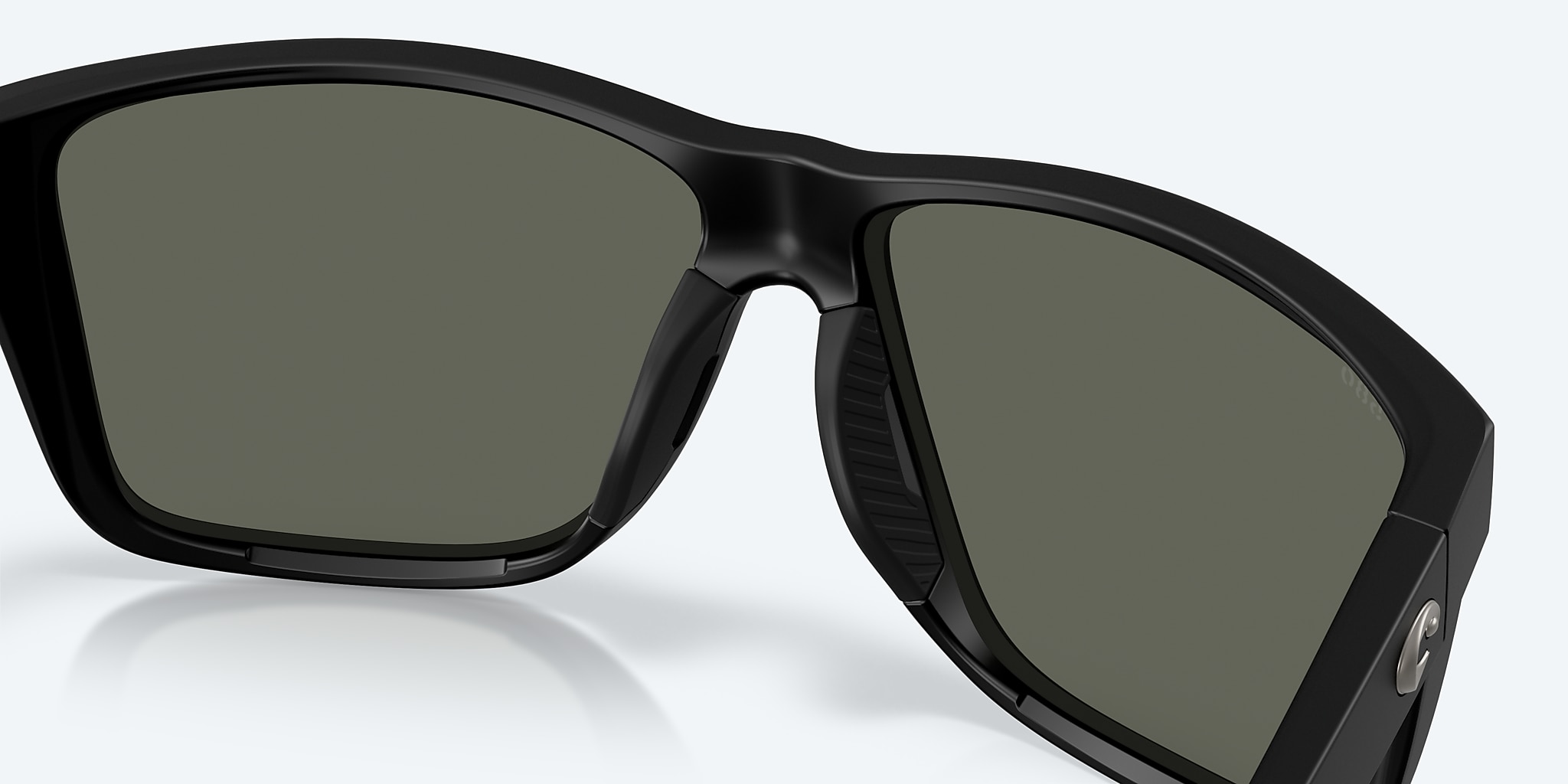 Sunglasses Costa Broadbill II XL XXL (62-15) with Gray lens and Matte Black frame Image 8 of 9