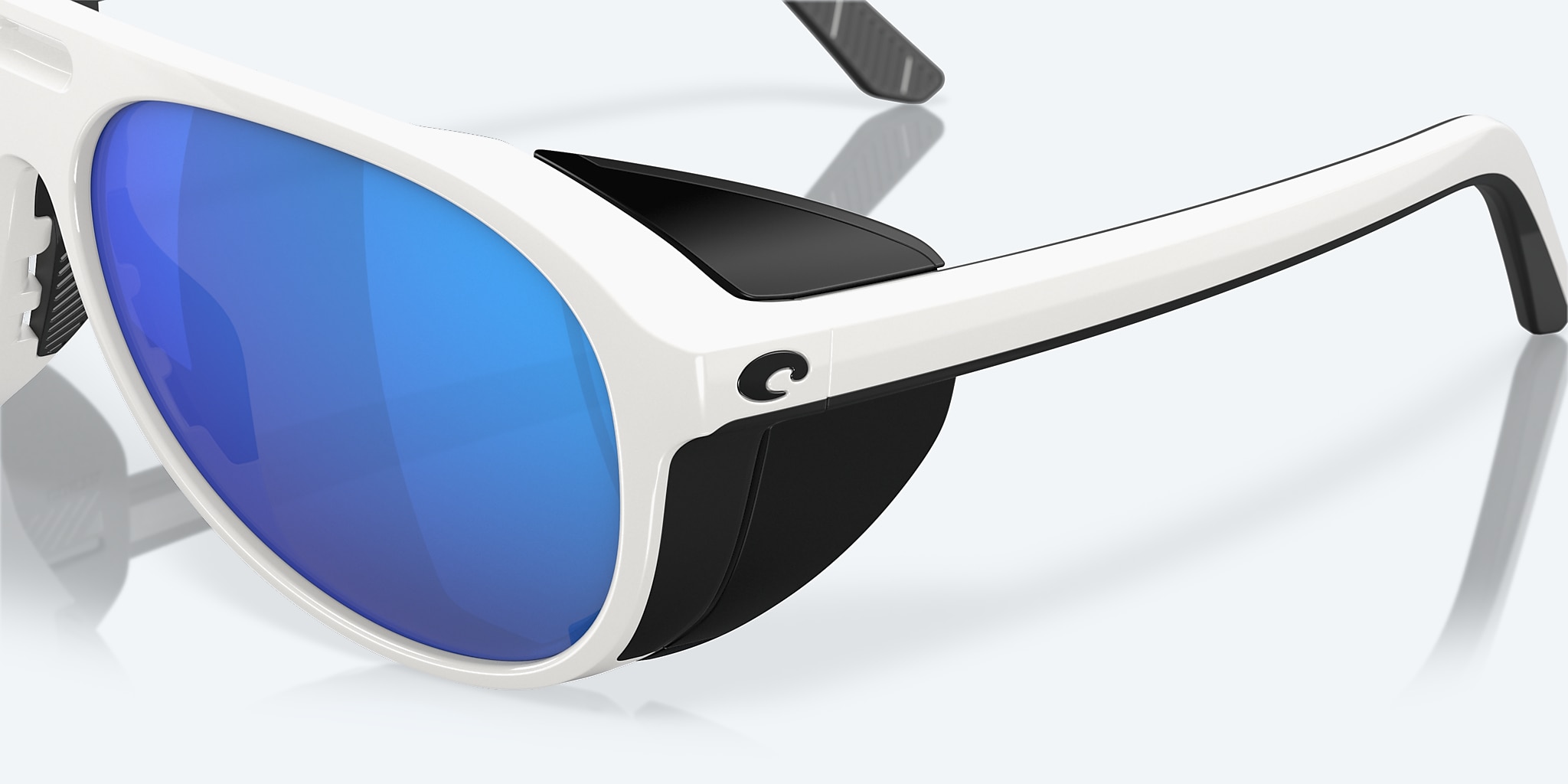 Sunglasses Costa Grand Catalina XL (59-15) with Blue Mirror lens and Hull White frame Image 6 of 8 Sunglasses Costa Grand Catalina XL (59-15) with Blue Mirror lens and Hull White frame Image 6 of 8