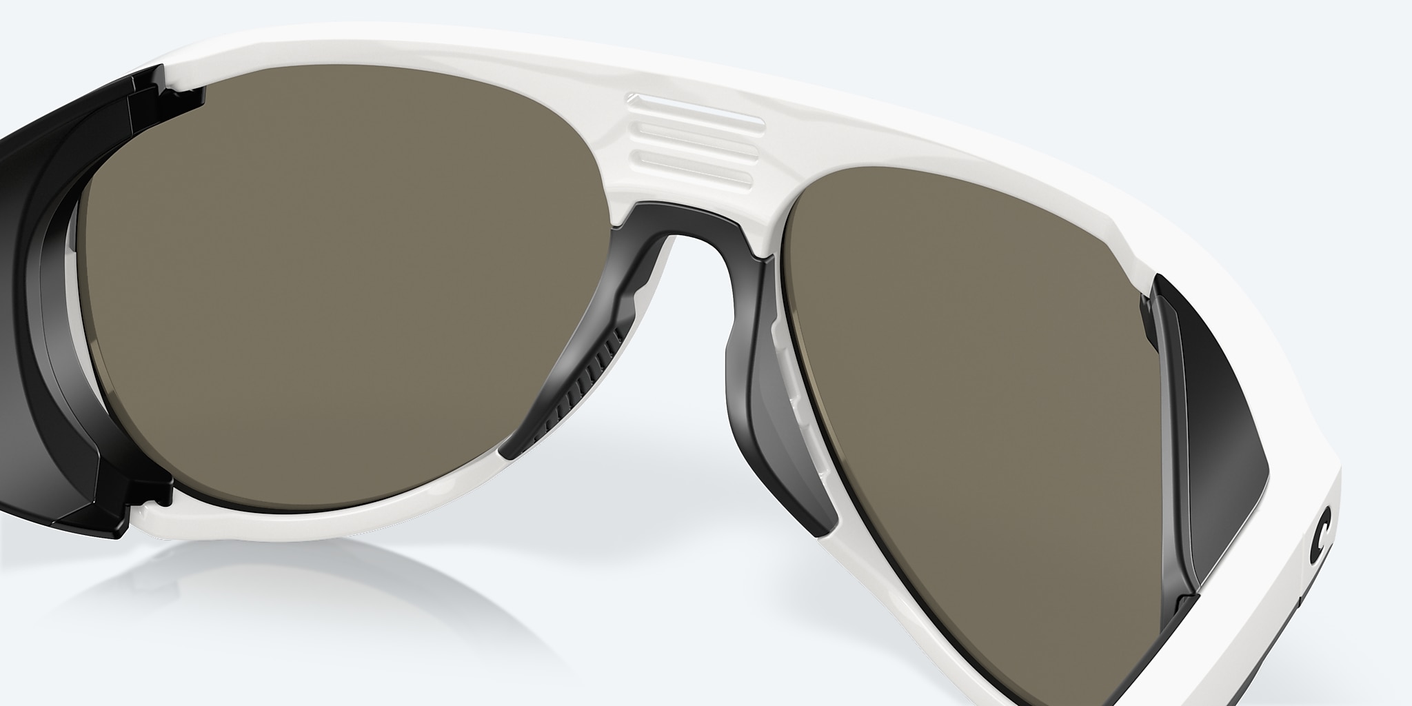 Sunglasses Costa Grand Catalina XL (59-15) with Blue Mirror lens and Hull White frame Image 7 of 8 Sunglasses Costa Grand Catalina XL (59-15) with Blue Mirror lens and Hull White frame Image 7 of 8