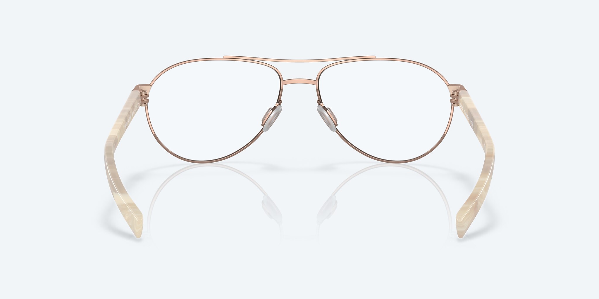 Eyeglasses Costa Fernandina RX S (57-15) with DEMO LENS lens and Rose Gold frame Image 4 of 7
