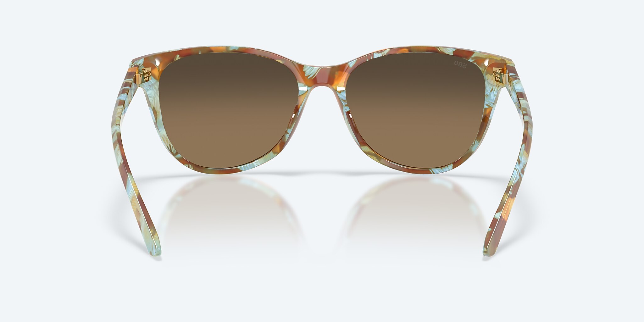 Sunglasses Costa Catherine M (57-17) with Copper Gradient lens and Cielo Ocean Tortoise frame Image 4 of 7
