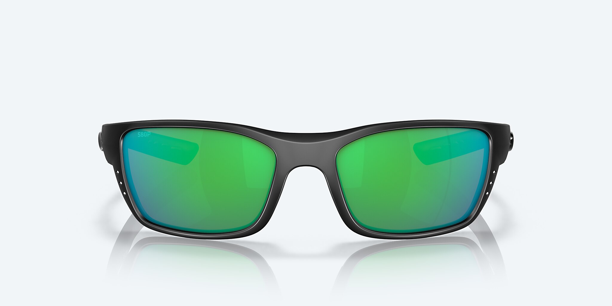 Sunglasses Costa Whitetip M (58-18) with Green Mirror lens and Blackout frame Image 2 of 7