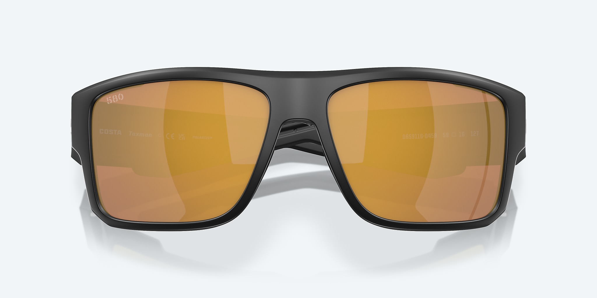 Sunglasses Costa Taxman L (59-16) with Gold Mirror lens and Matte Black frame Image 5 of 8 Sunglasses Costa Taxman L (59-16) with Gold Mirror lens and Matte Black frame Image 5 of 8