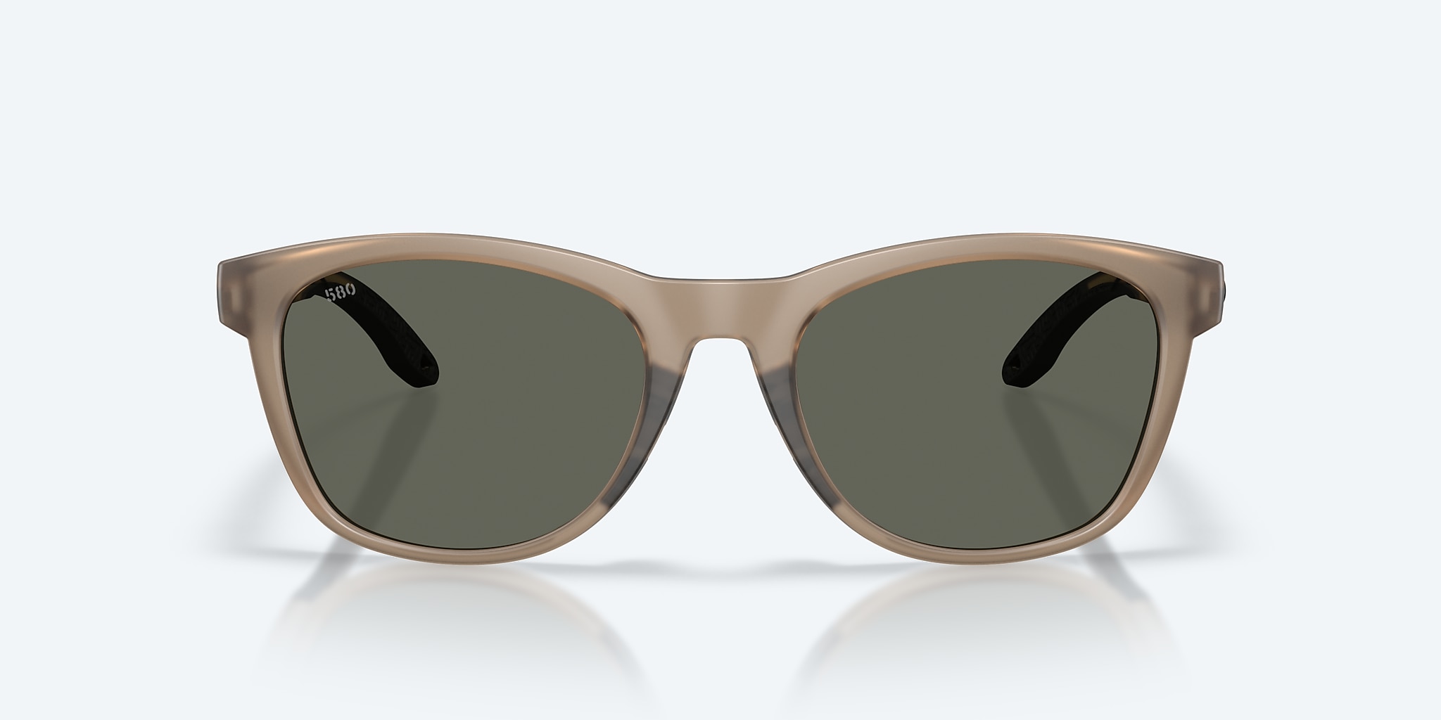 Lunettes de soleil Costa Aleta L (54-19) avec Gris verre et Marron mat Smoke monture Image 2 de 7