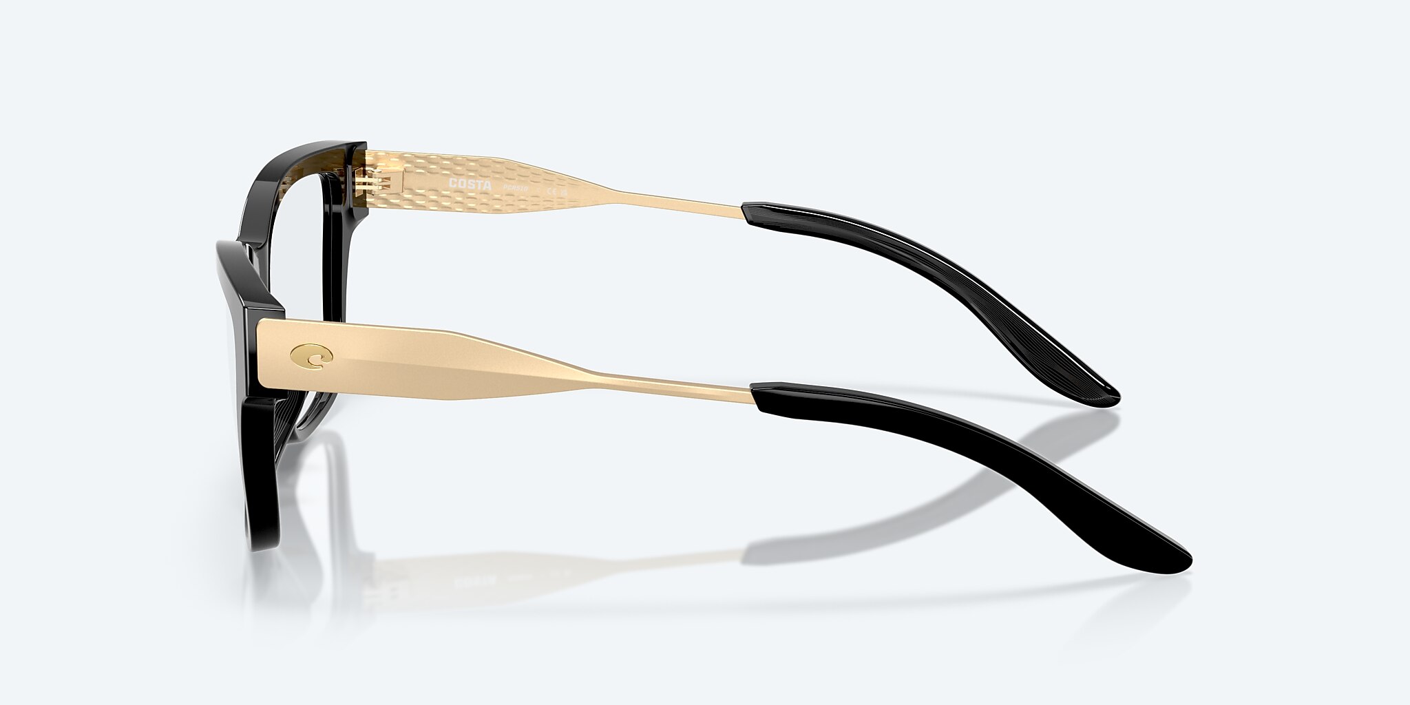 Lentes de Vista Costa Pacific Rise 510 S (52-15) con Micas de Demostración lente y Negro montura Imagen 3 de 7