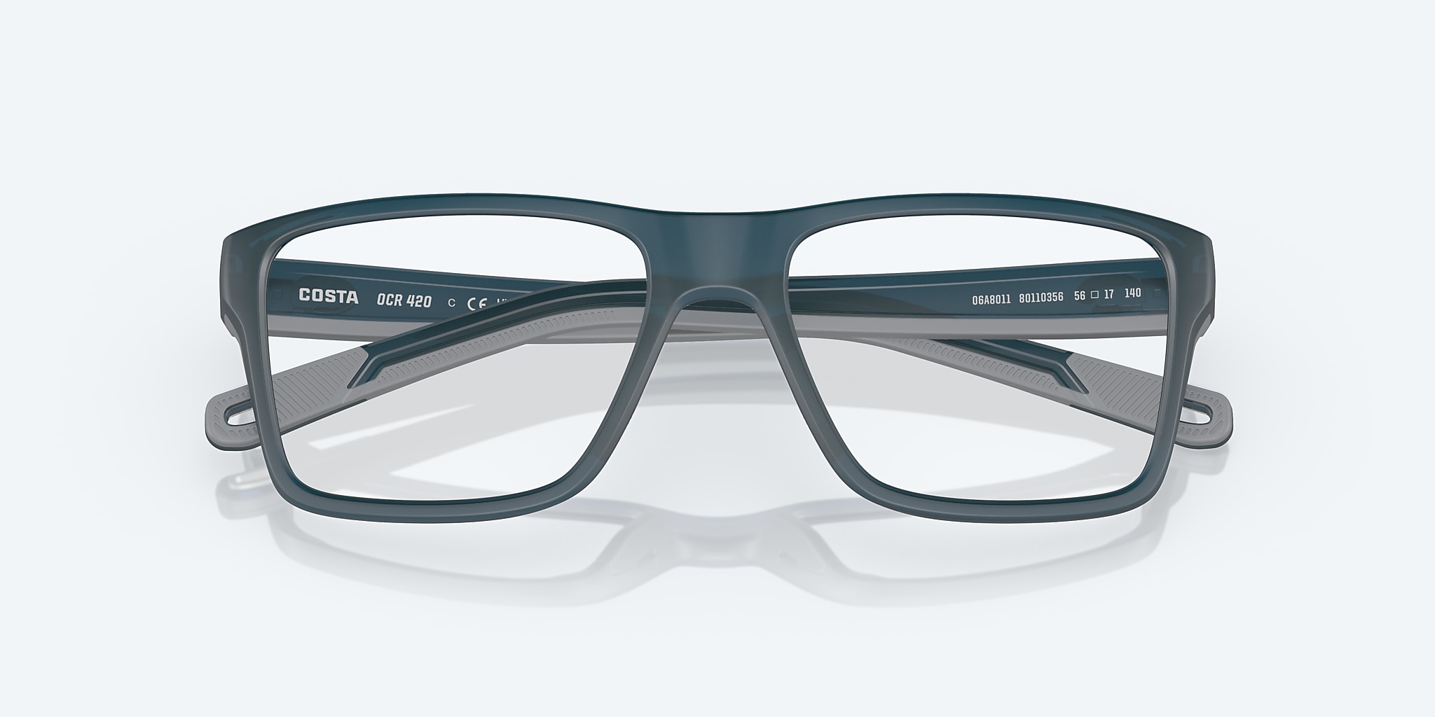 Eyeglasses Costa Ocean Ridge 420 L (56-17) with Demo Lens lens and Pacific Blue frame Image 5 of 7 Eyeglasses Costa Ocean Ridge 420 L (56-17) with Demo Lens lens and Pacific Blue frame Image 5 of 7