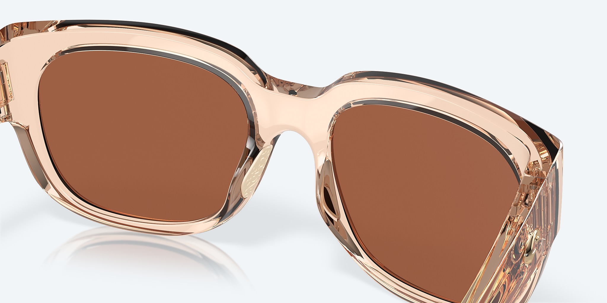 Lunettes de soleil Costa Waterwoman M (55-18) avec Cuivre argenté verre et Cristal blond brillant monture Image 7 de 7 Lunettes de soleil Costa Waterwoman M (55-18) avec Cuivre argenté verre et Cristal blond brillant monture Image 7 de 7