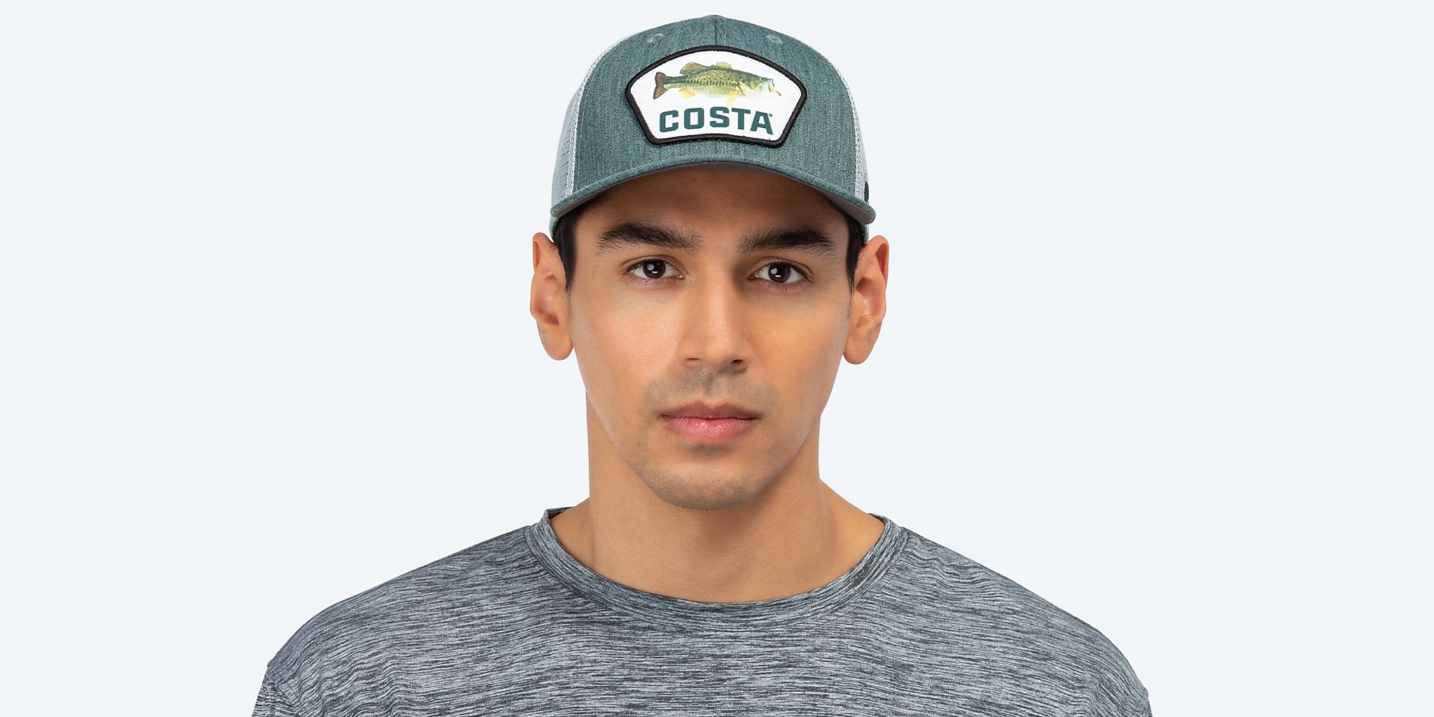 Accessories Green Costa Topo Largemouth Bass Trucker Image 2 of 3 Accessories Green Costa Topo Largemouth Bass Trucker Image 2 of 3