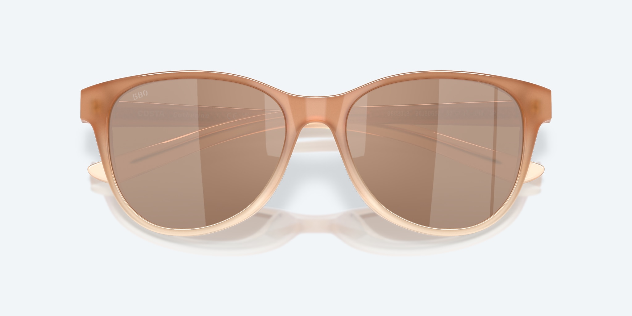 Sunglasses Costa Catherine M (57-17) with Copper Silver Mirror lens and Sandbar frame Image 5 of 7 Sunglasses Costa Catherine M (57-17) with Copper Silver Mirror lens and Sandbar frame Image 5 of 7