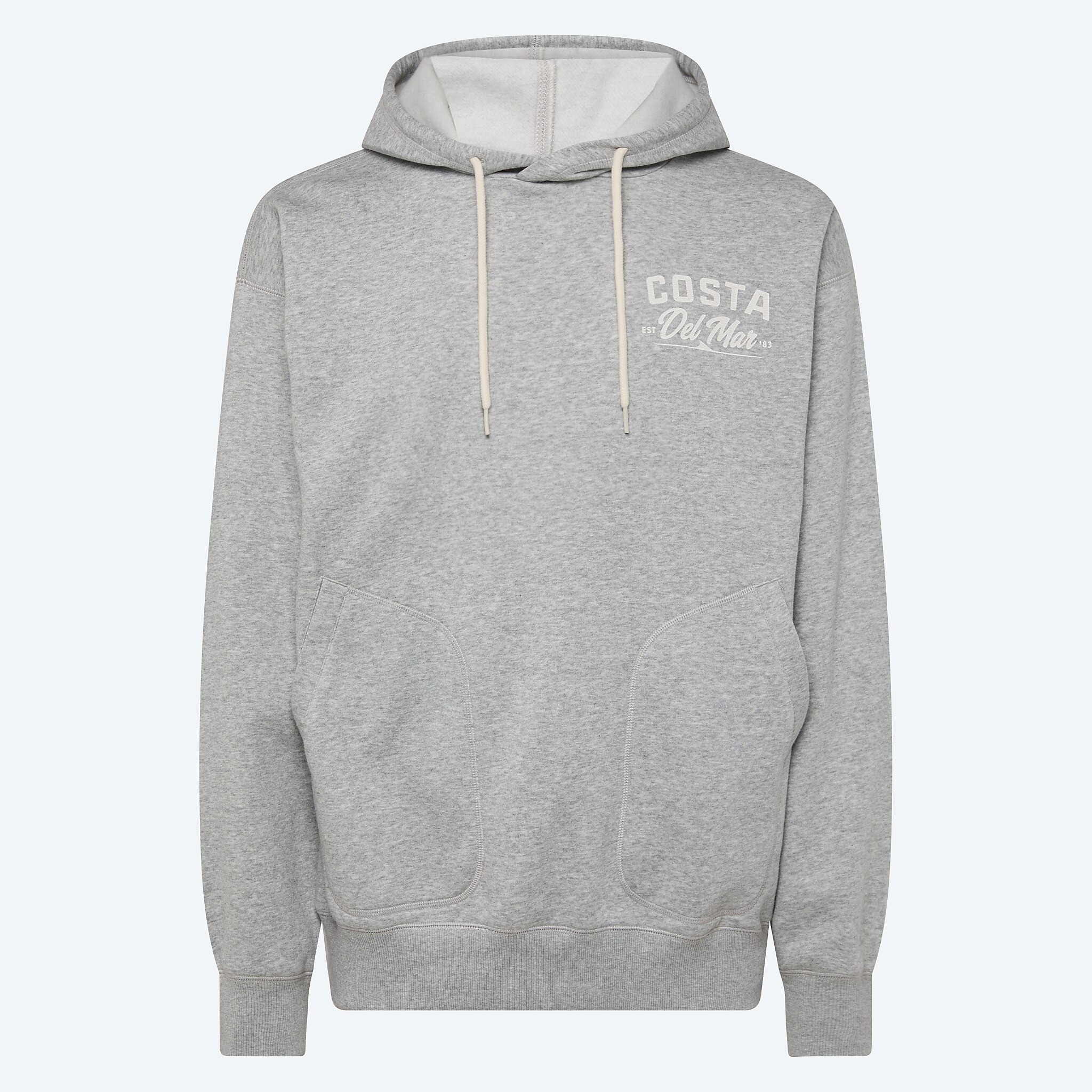 Apparel Heather Gray Costa Deck Fleece Hoodie Image 1 of 3