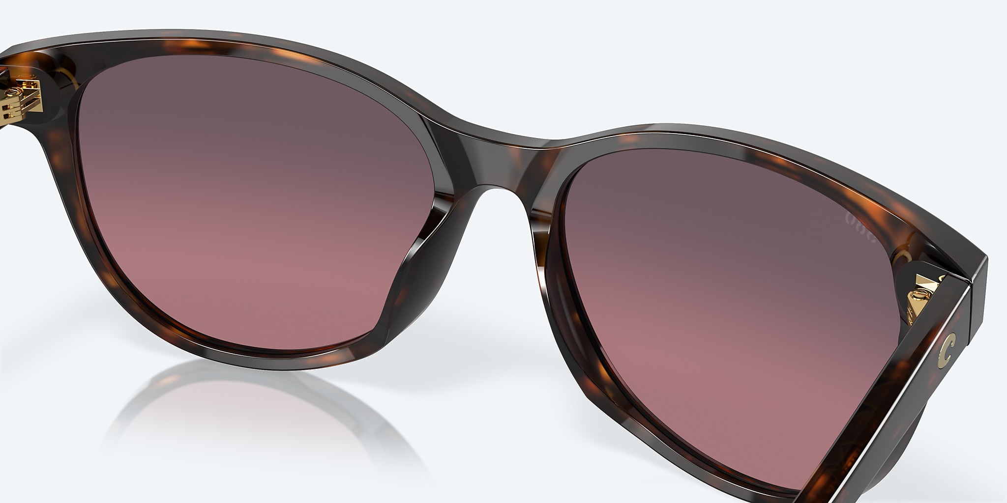 Sunglasses Costa Catherine M (57-17) with Rose Gradient lens and Tortoise frame Image 7 of 7 Sunglasses Costa Catherine M (57-17) with Rose Gradient lens and Tortoise frame Image 7 of 7