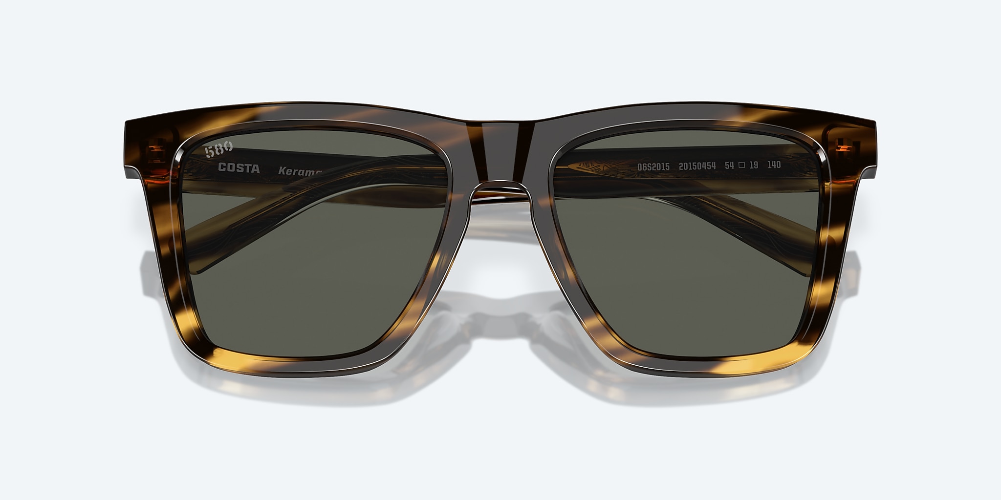 Sunglasses Costa Keramas L (54-19) with Gray lens and Tortoise frame Image 5 of 7 Sunglasses Costa Keramas L (54-19) with Gray lens and Tortoise frame Image 5 of 7