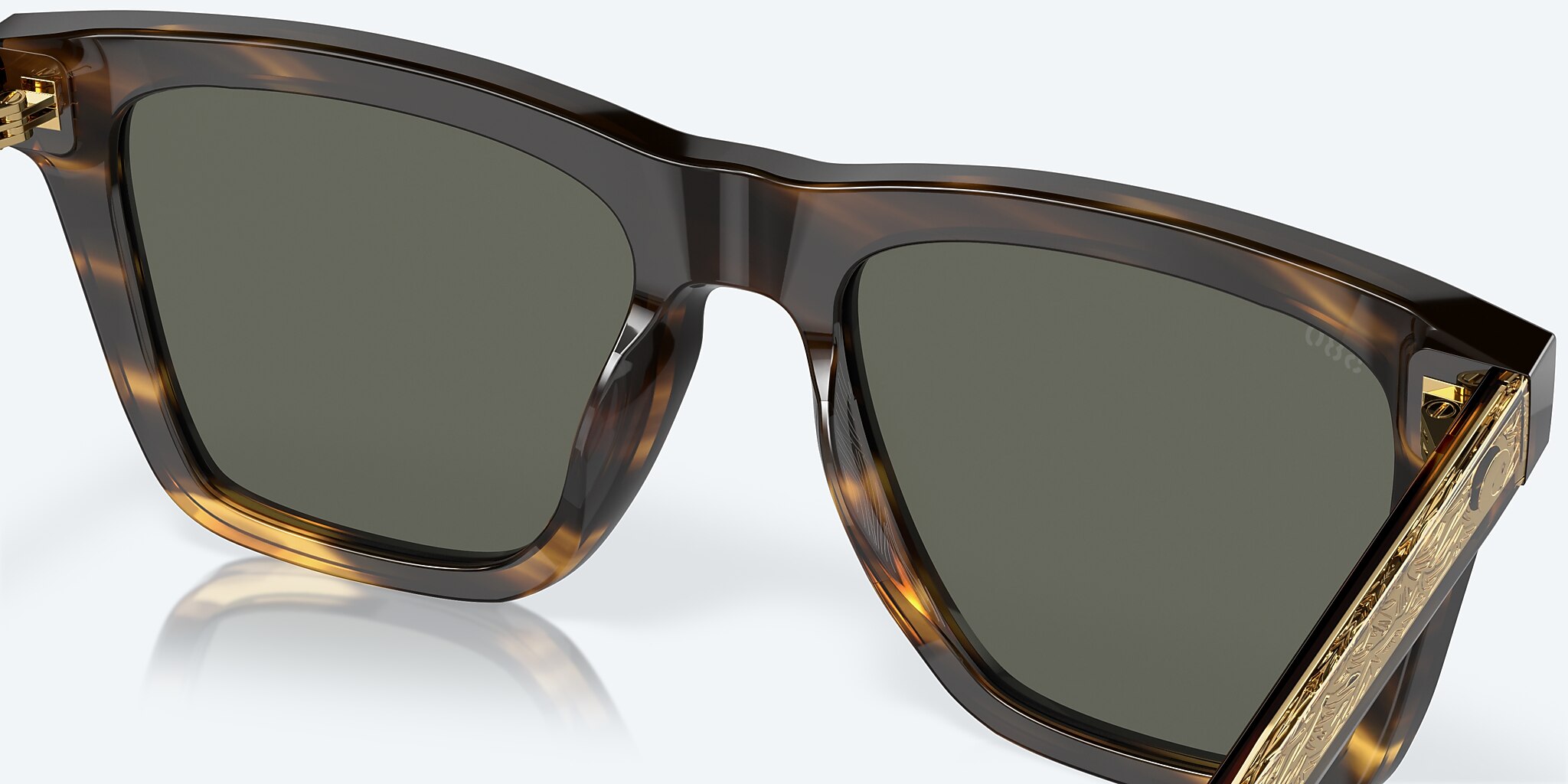 Sunglasses Costa Keramas L (54-19) with Gray lens and Tortoise frame Image 7 of 7 Sunglasses Costa Keramas L (54-19) with Gray lens and Tortoise frame Image 7 of 7