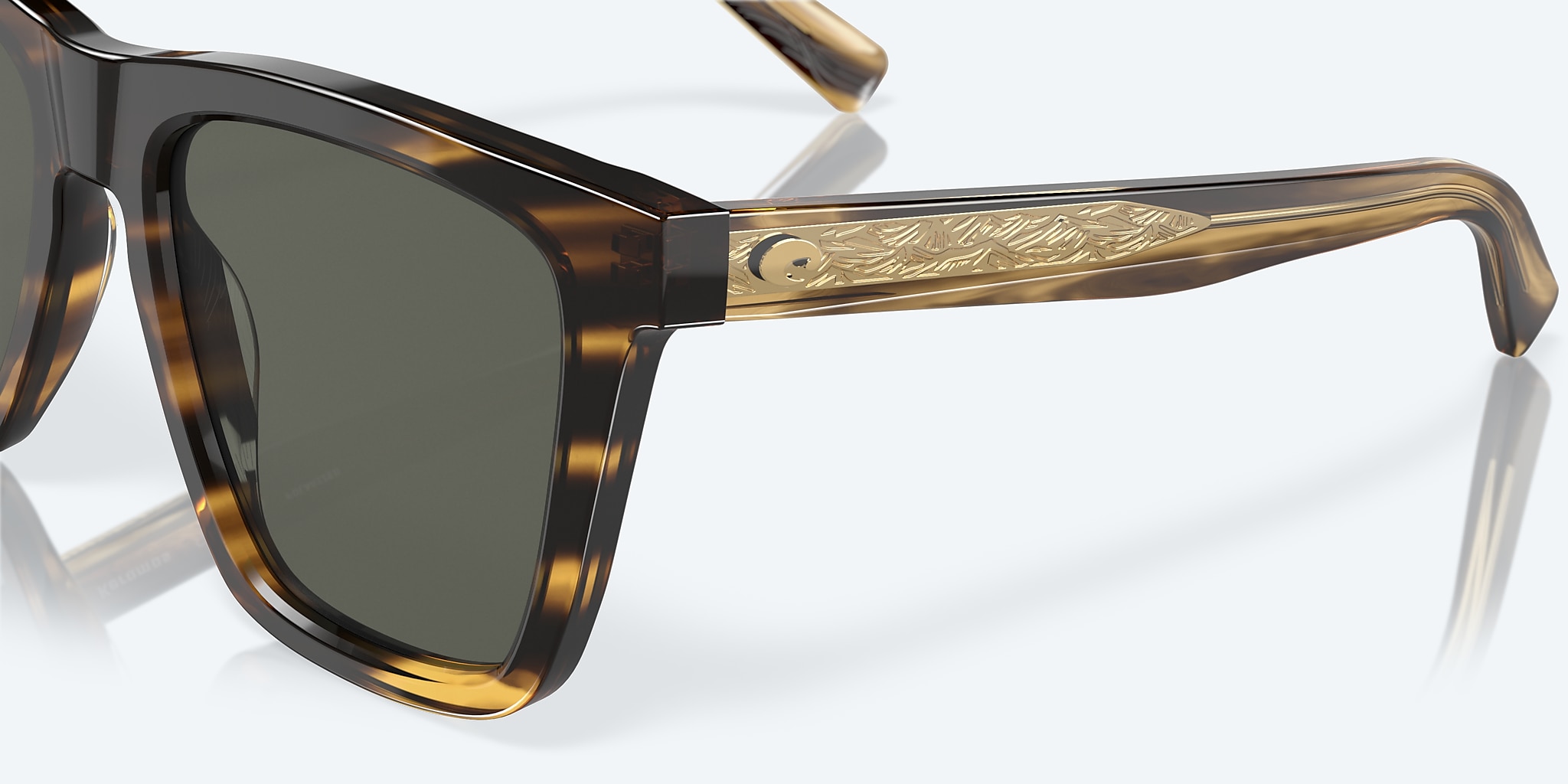 Sunglasses Costa Keramas L (54-19) with Gray lens and Tortoise frame Image 6 of 7 Sunglasses Costa Keramas L (54-19) with Gray lens and Tortoise frame Image 6 of 7