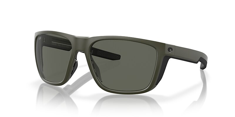 Costa Ferg L (59-16) with Gray lenses and Matte Olive frame