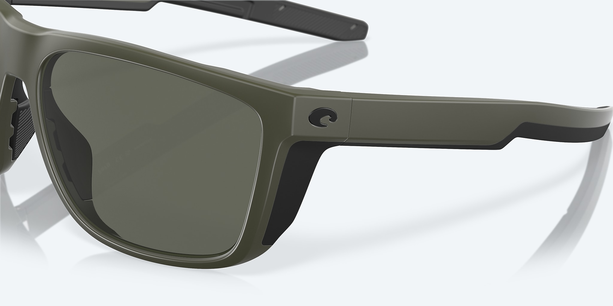 Sunglasses Costa Ferg L (59-16) with Gray lens and Matte Olive frame Image 6 of 7 Sunglasses Costa Ferg L (59-16) with Gray lens and Matte Olive frame Image 6 of 7