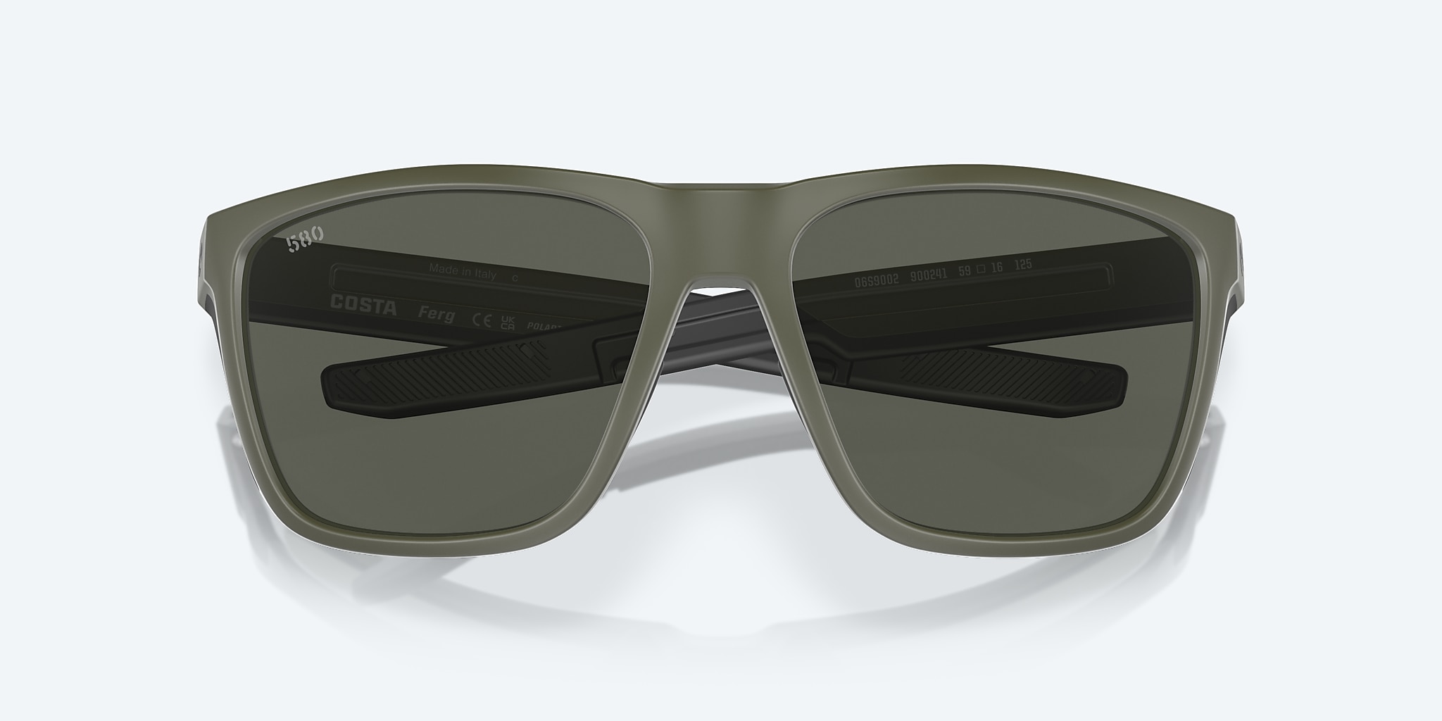 Sunglasses Costa Ferg L (59-16) with Gray lens and Matte Olive frame Image 5 of 7 Sunglasses Costa Ferg L (59-16) with Gray lens and Matte Olive frame Image 5 of 7