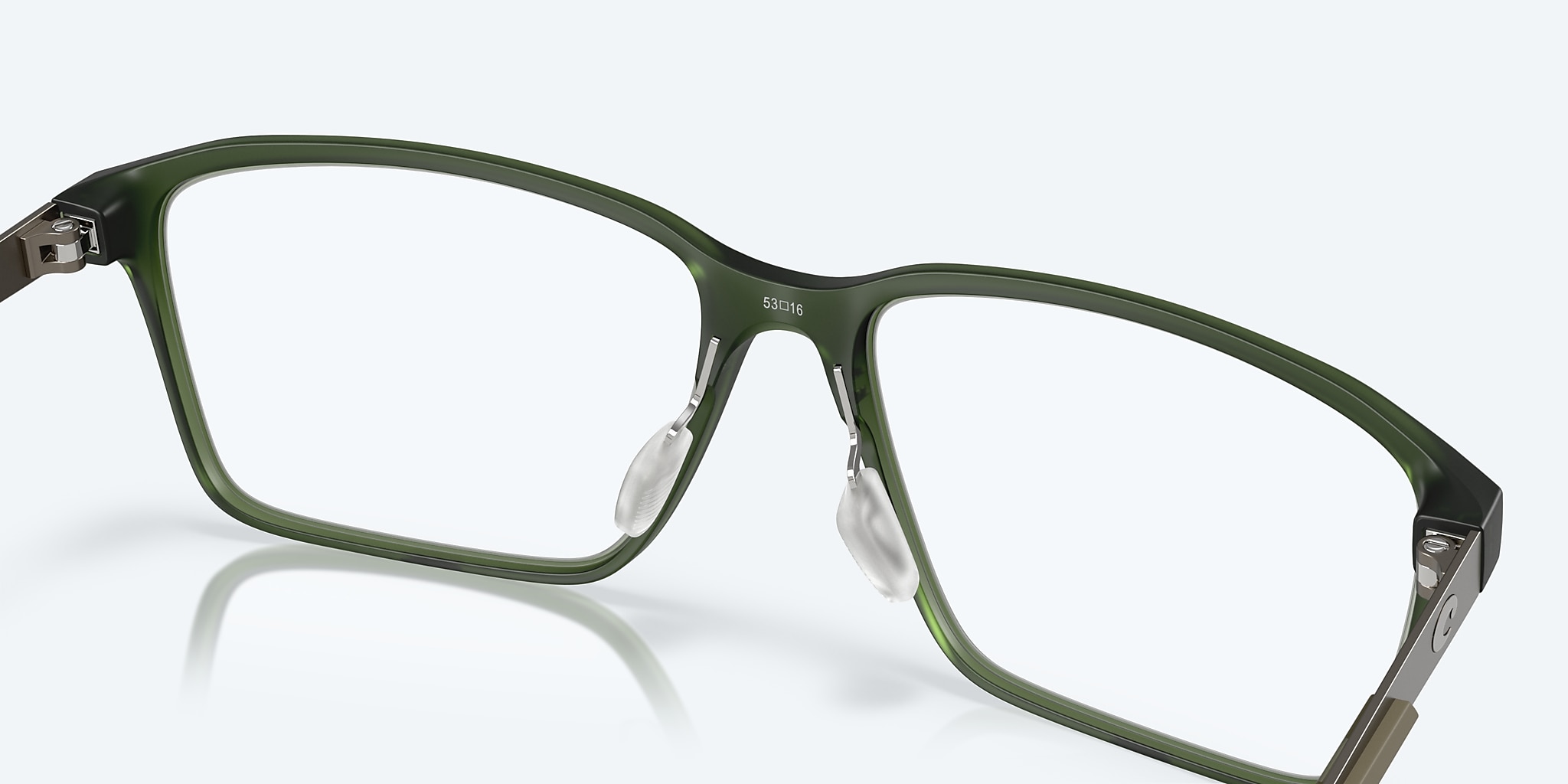 Eyeglasses Costa Pacific Rise 400 L (55-16) with Demo Lens lens and Algae Green frame Image 7 of 7 Eyeglasses Costa Pacific Rise 400 L (55-16) with Demo Lens lens and Algae Green frame Image 7 of 7