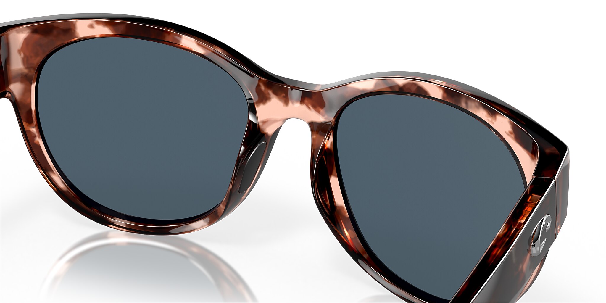 Costa Maya XL (55-19) with Gray lenses and Shiny Coral Tortoise