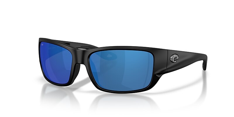 Costa Schoolie S (56-16) with Blue Mirror lenses and Matte Black