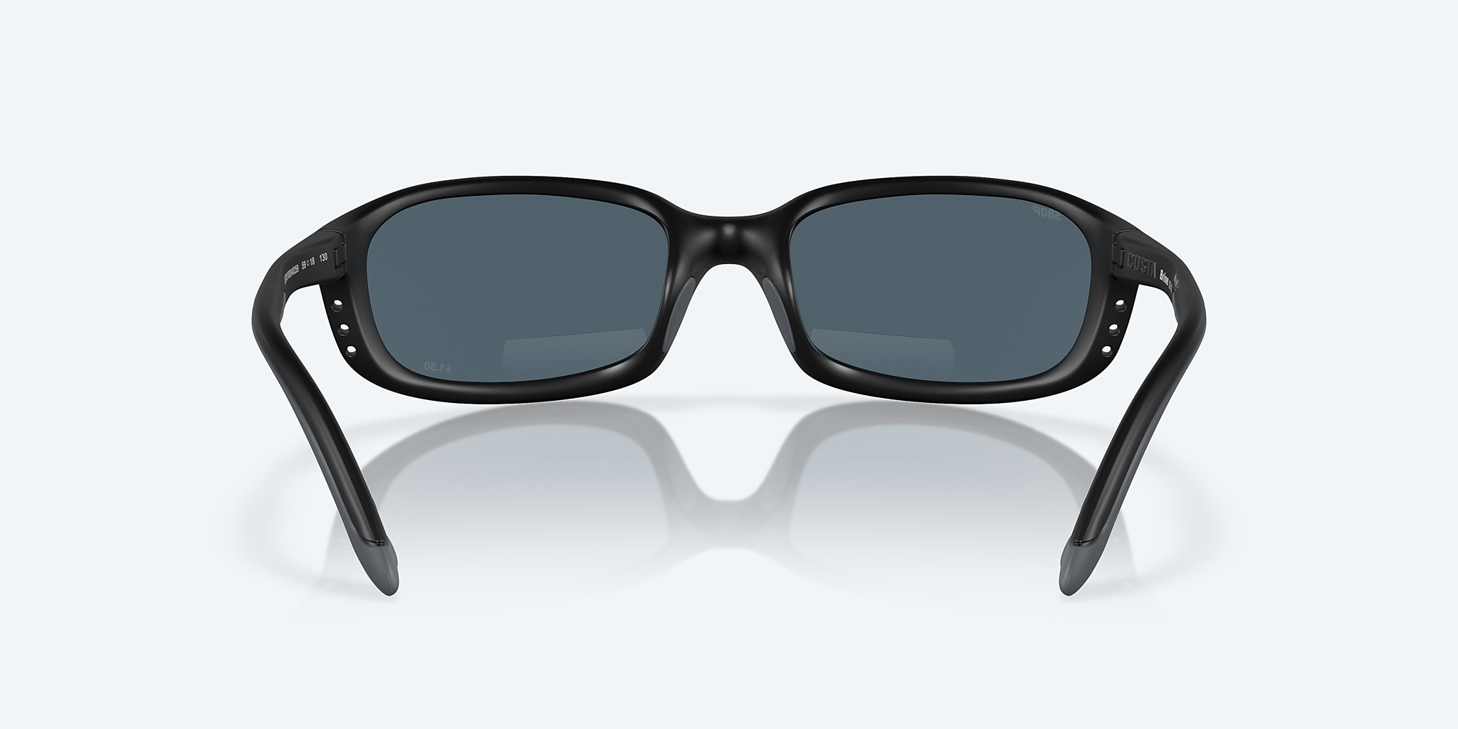 Readers Costa Brine Readers M (59-18) with Gray lens and Matte Black frame Image 4 of 7 Readers Costa Brine Readers M (59-18) with Gray lens and Matte Black frame Image 4 of 7