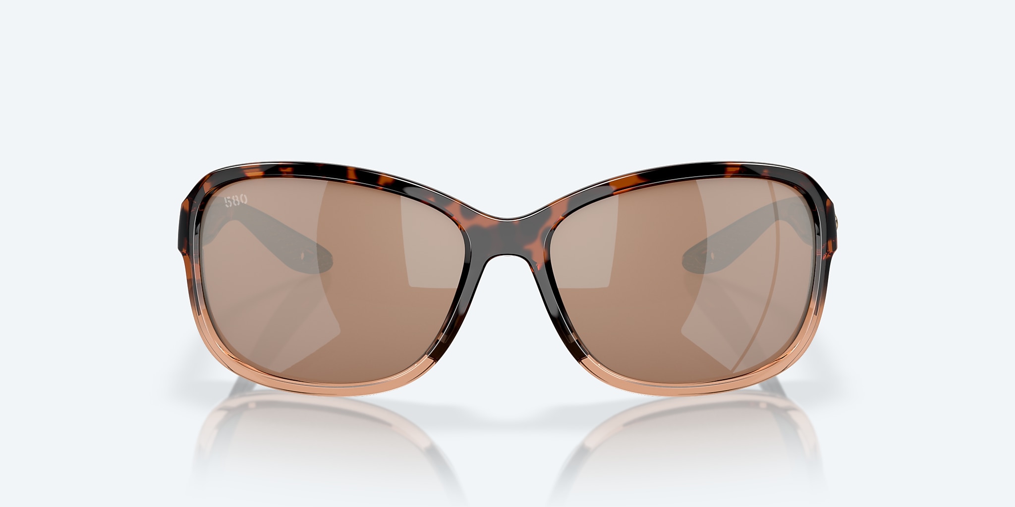 Sunglasses Costa Seadrift M (60-15) with Copper Silver Mirror lens and Shiny Tortoise Fade frame Image 2 of 7 Sunglasses Costa Seadrift M (60-15) with Copper Silver Mirror lens and Shiny Tortoise Fade frame Image 2 of 7