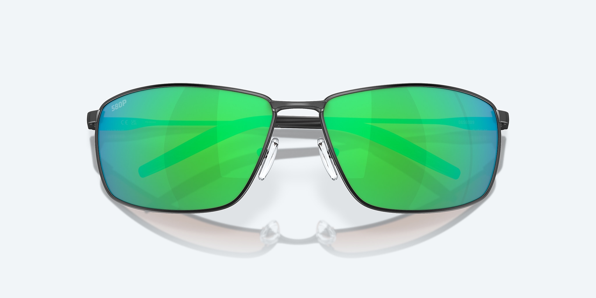 Sunglasses Costa Turret L (63-15) with Green Mirror lens and Matte Black frame Image 5 of 7 Sunglasses Costa Turret L (63-15) with Green Mirror lens and Matte Black frame Image 5 of 7