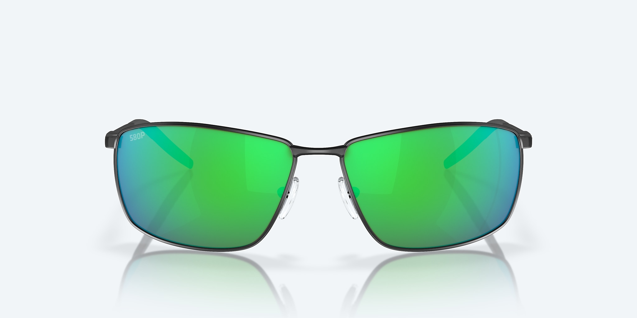 Sunglasses Costa Turret L (63-15) with Green Mirror lens and Matte Black frame Image 2 of 7 Sunglasses Costa Turret L (63-15) with Green Mirror lens and Matte Black frame Image 2 of 7
