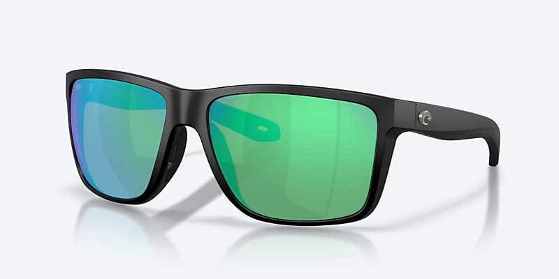 Sunglasses Costa Broadbill II XL XXL (62-15) with Green Mirror lens and Matte Black frame Image 1 of 8