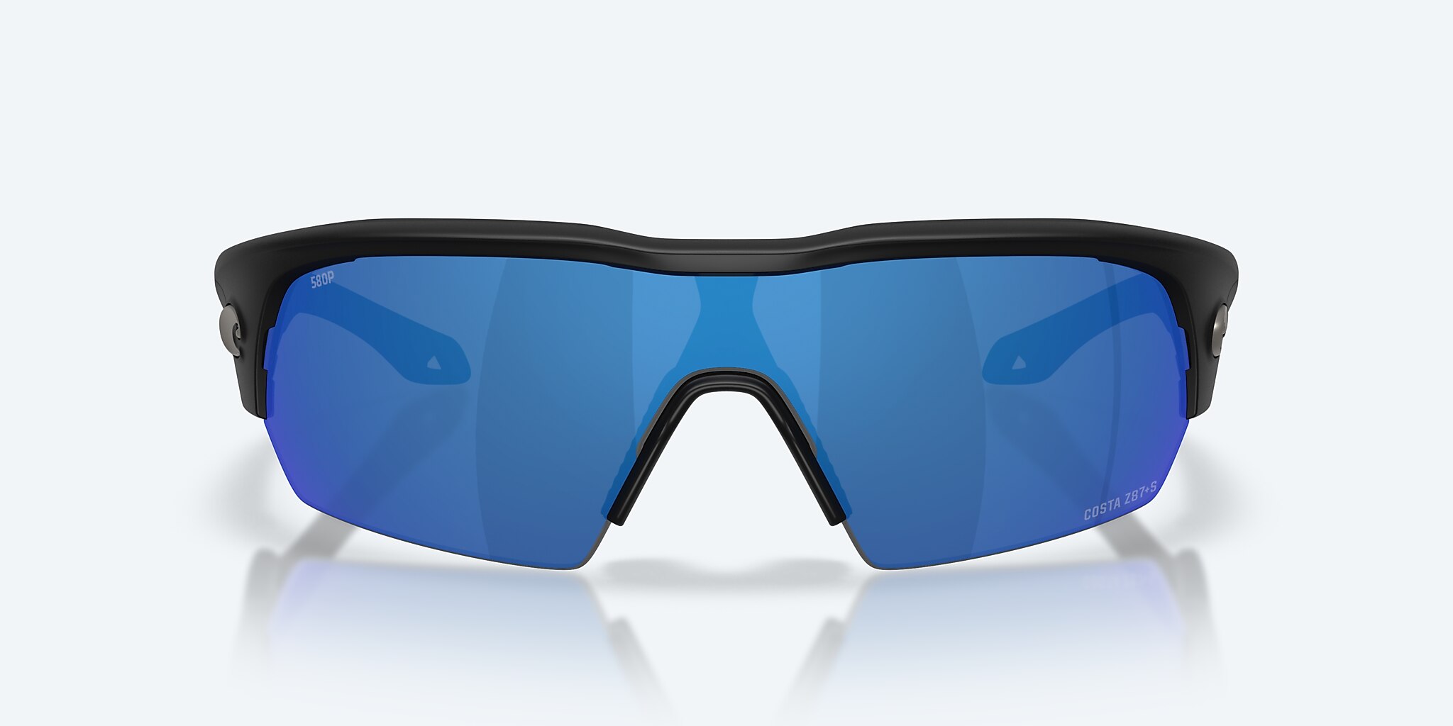 Sunglasses Costa Pilothouse PRO XXL (35-135) with Blue Mirror lens and Matte Black frame Image 2 of 10