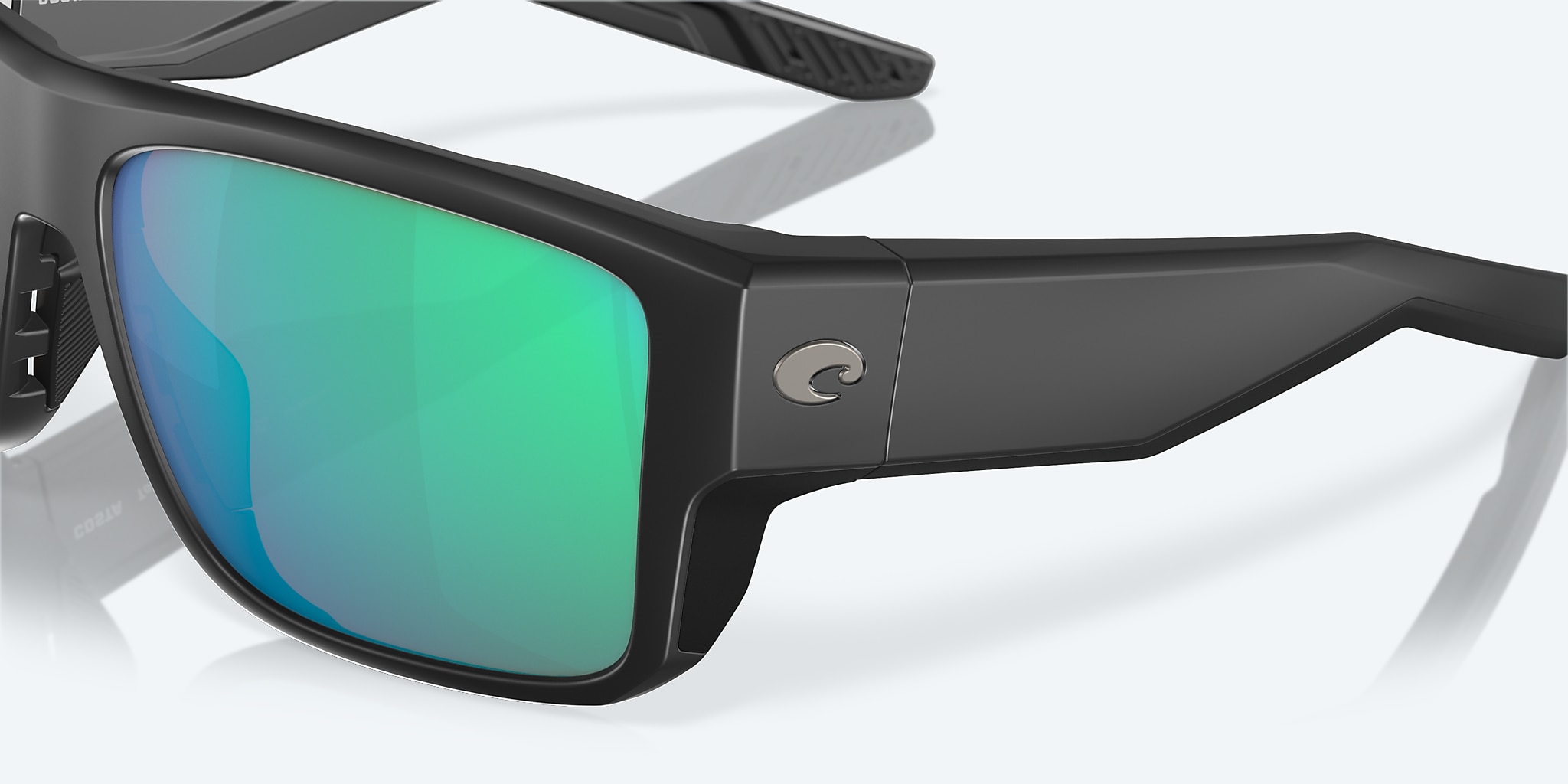 Sunglasses Costa Taxman L (59-16) with Green Mirror lens and Matte Black frame Image 6 of 8 Sunglasses Costa Taxman L (59-16) with Green Mirror lens and Matte Black frame Image 6 of 8