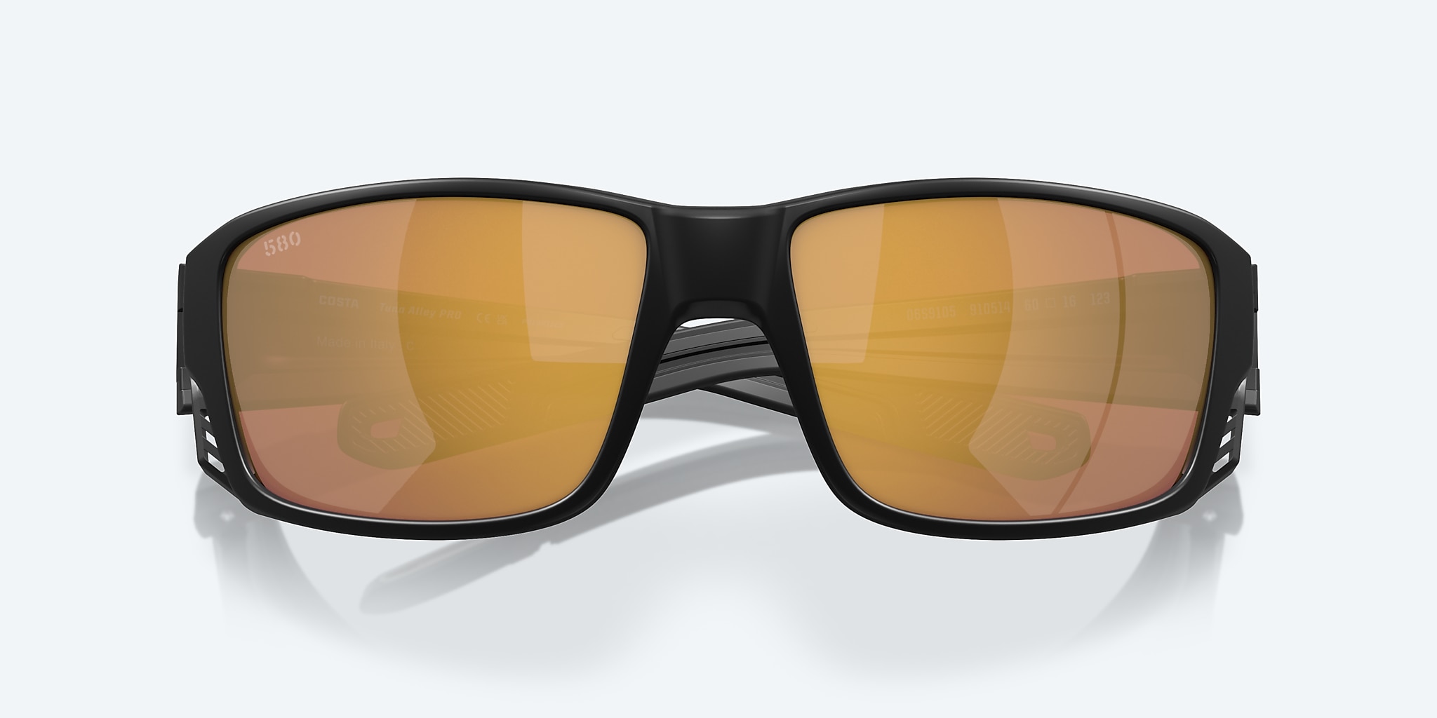 Sunglasses Costa Tuna Alley PRO L (60-16) with Gold Mirror lens and Matte Black frame Image 5 of 7 Sunglasses Costa Tuna Alley PRO L (60-16) with Gold Mirror lens and Matte Black frame Image 5 of 7