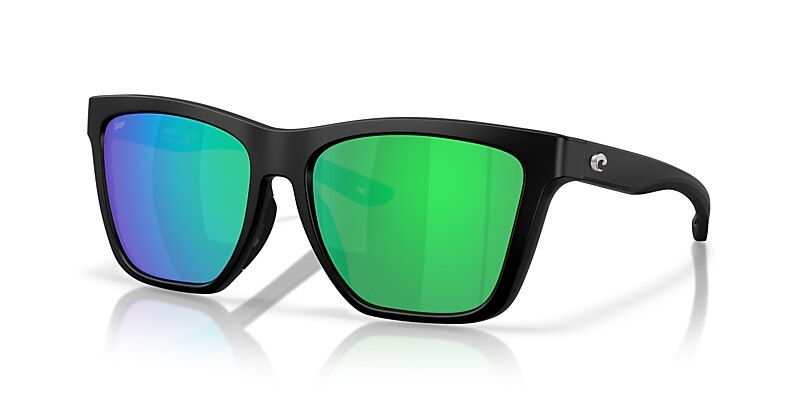 Costa Panga II XL (57-16) with Green Mirror lenses and Matte Black