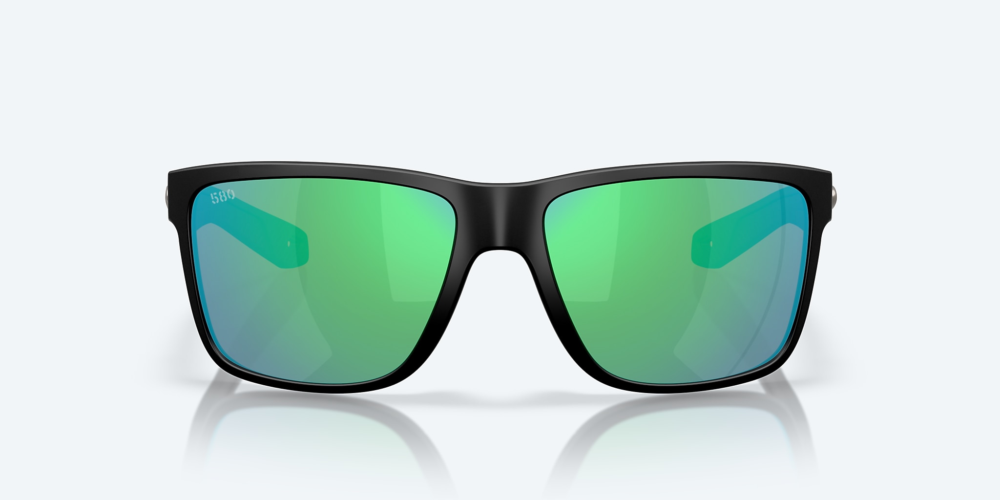 Lunettes de soleil Costa Broadbill II L (58-15) avec Effet miroir Vert verre et Noir mat monture Image 2 de 7 Lunettes de soleil Costa Broadbill II L (58-15) avec Effet miroir Vert verre et Noir mat monture Image 2 de 7