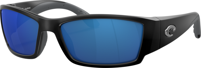 Costa Corbina L (61-18) with Blue Mirror lenses and Matte Black