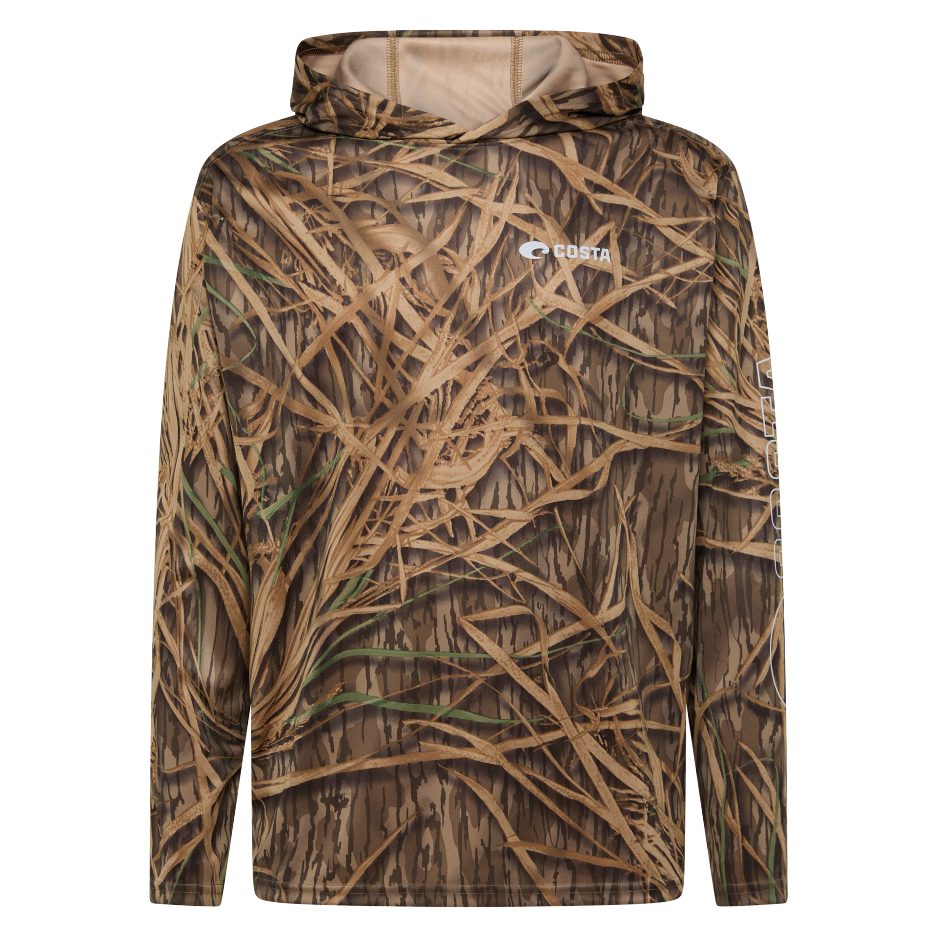 Costa Del Mar Men's Mossy Oak Tech Hoodie, Medium, Sg Camo