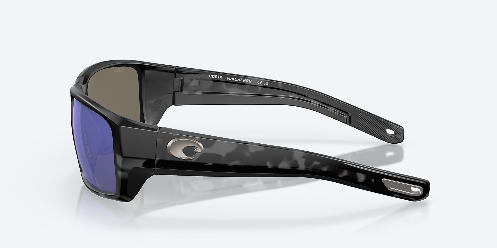 Sunglasses Costa Fantail PRO L (60-15) with Blue Mirror lens and Tiger Shark frame Image 3 of 8 Sunglasses Costa Fantail PRO L (60-15) with Blue Mirror lens and Tiger Shark frame Image 3 of 8