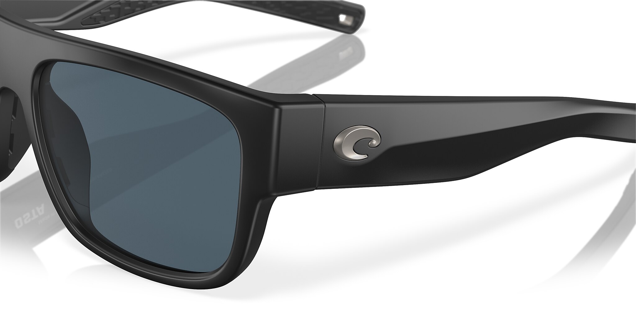 Costa Sampan XL (58-17) with Gray lenses and Matte Black frame