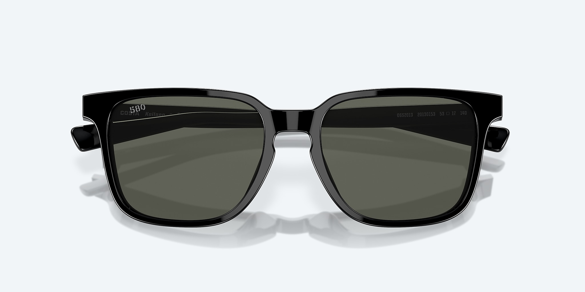 Sunglasses Costa Kailano S (53-17) with Gray lens and Black frame Image 5 of 7 Sunglasses Costa Kailano S (53-17) with Gray lens and Black frame Image 5 of 7