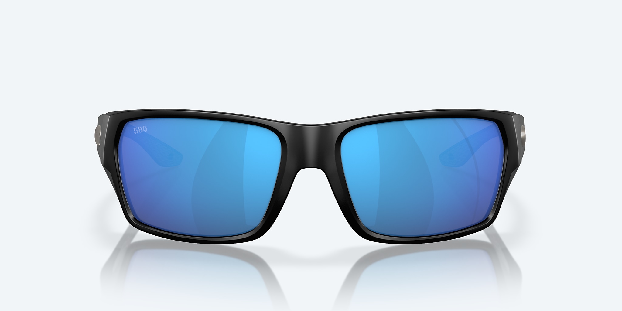 Sunglasses Costa Tailfin S (57-17) with Blue Mirror lens and Matte Black frame Image 2 of 7 Sunglasses Costa Tailfin S (57-17) with Blue Mirror lens and Matte Black frame Image 2 of 7