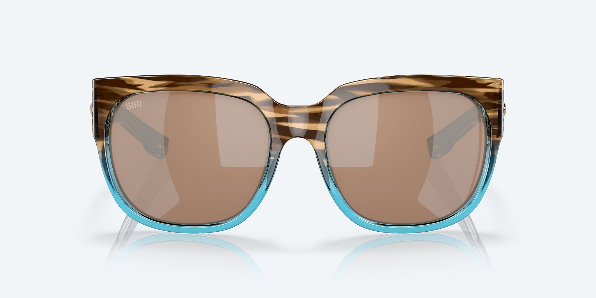 Lentes de Sol Costa Waterwoman 2 XL (58-18) con Cobre y Plateado Espejado lente y Guaju Brillante montura Imagen 2 de 7