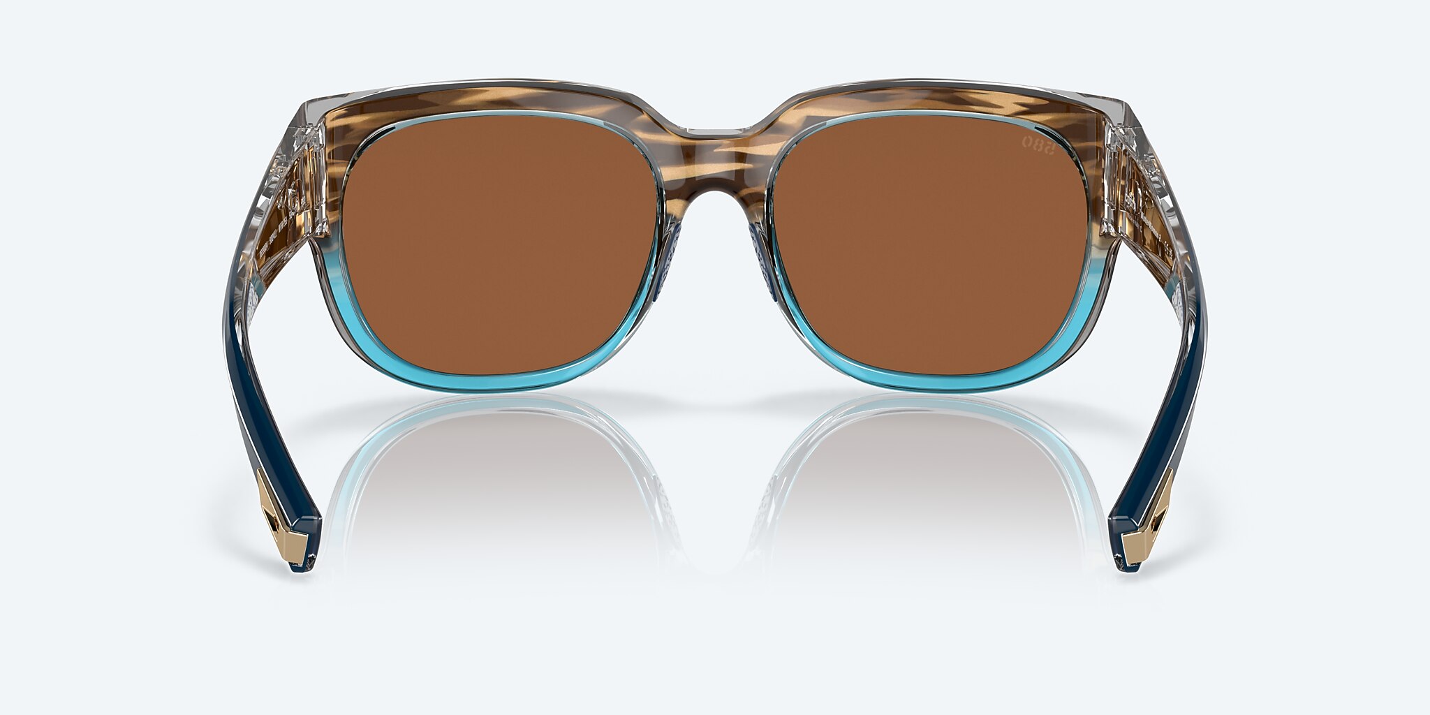 Lentes de Sol Costa Waterwoman 2 XL (58-18) con Cobre y Plateado Espejado lente y Guaju Brillante montura Imagen 4 de 7