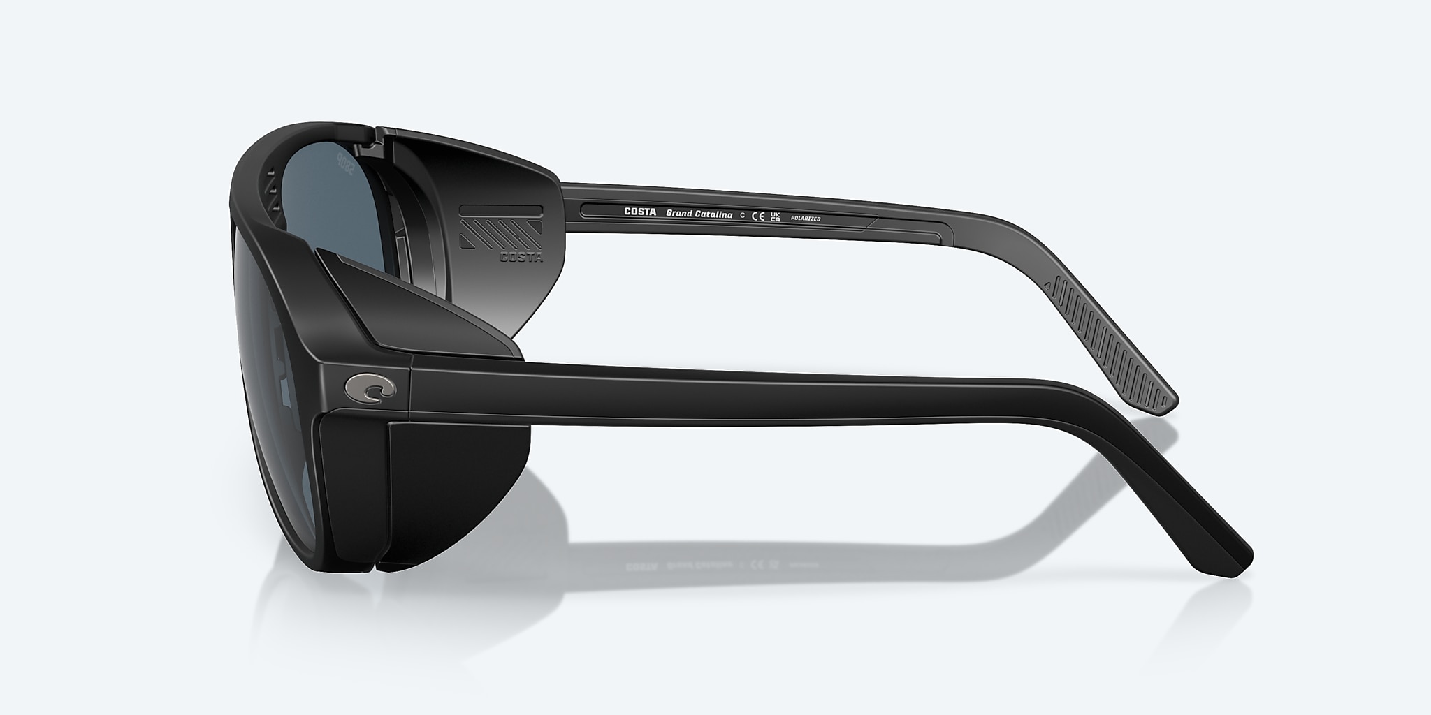 Sunglasses Costa Grand Catalina XL (59-15) with Gray lens and Matte Black frame Image 3 of 8 Sunglasses Costa Grand Catalina XL (59-15) with Gray lens and Matte Black frame Image 3 of 8