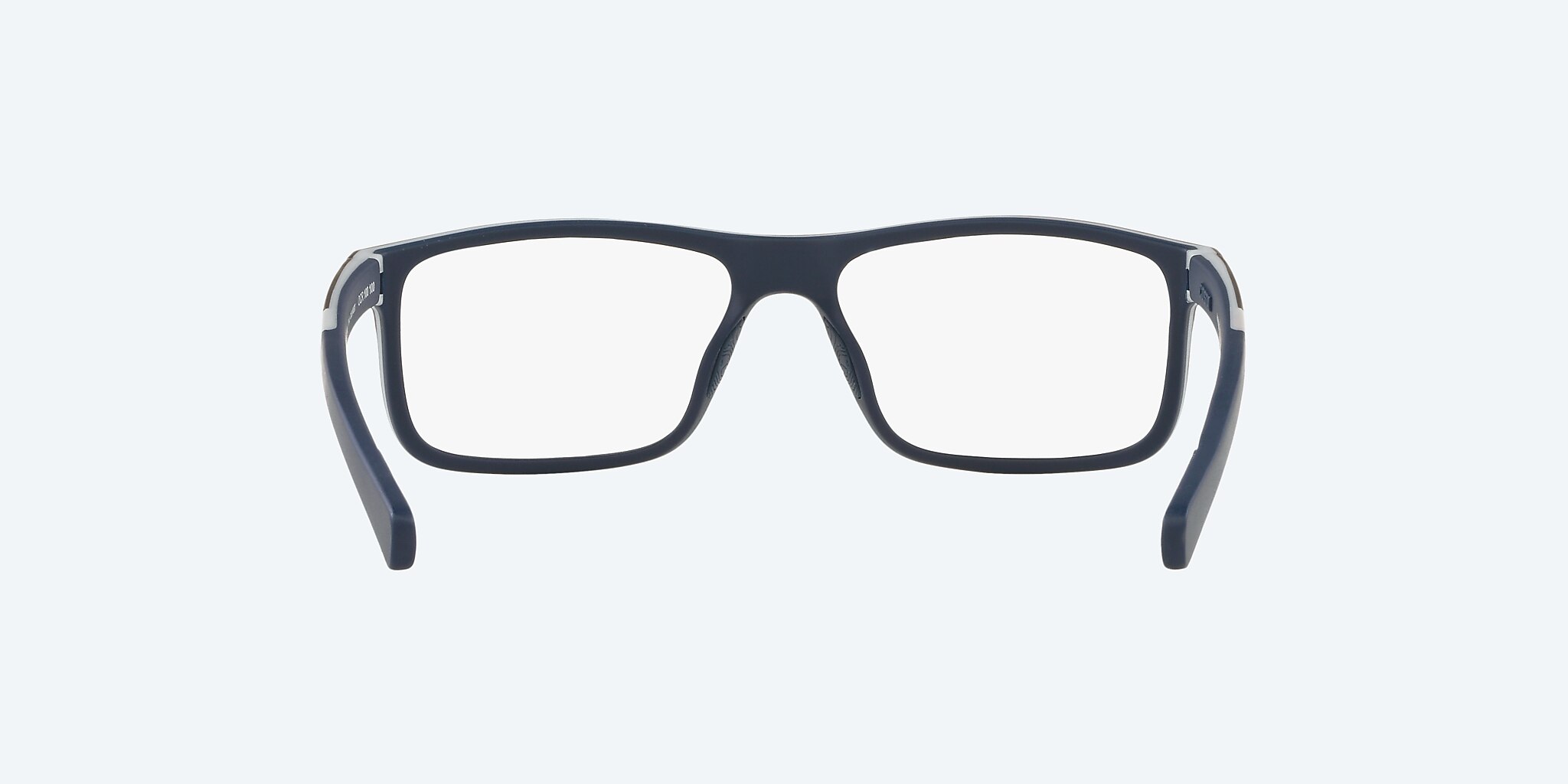 Eyeglasses Costa Ocean Ridge 100 S (55-15) with Demo Lens lens and Matte Silver Teak / Gray / Dark Blue frame Image 4 of 4