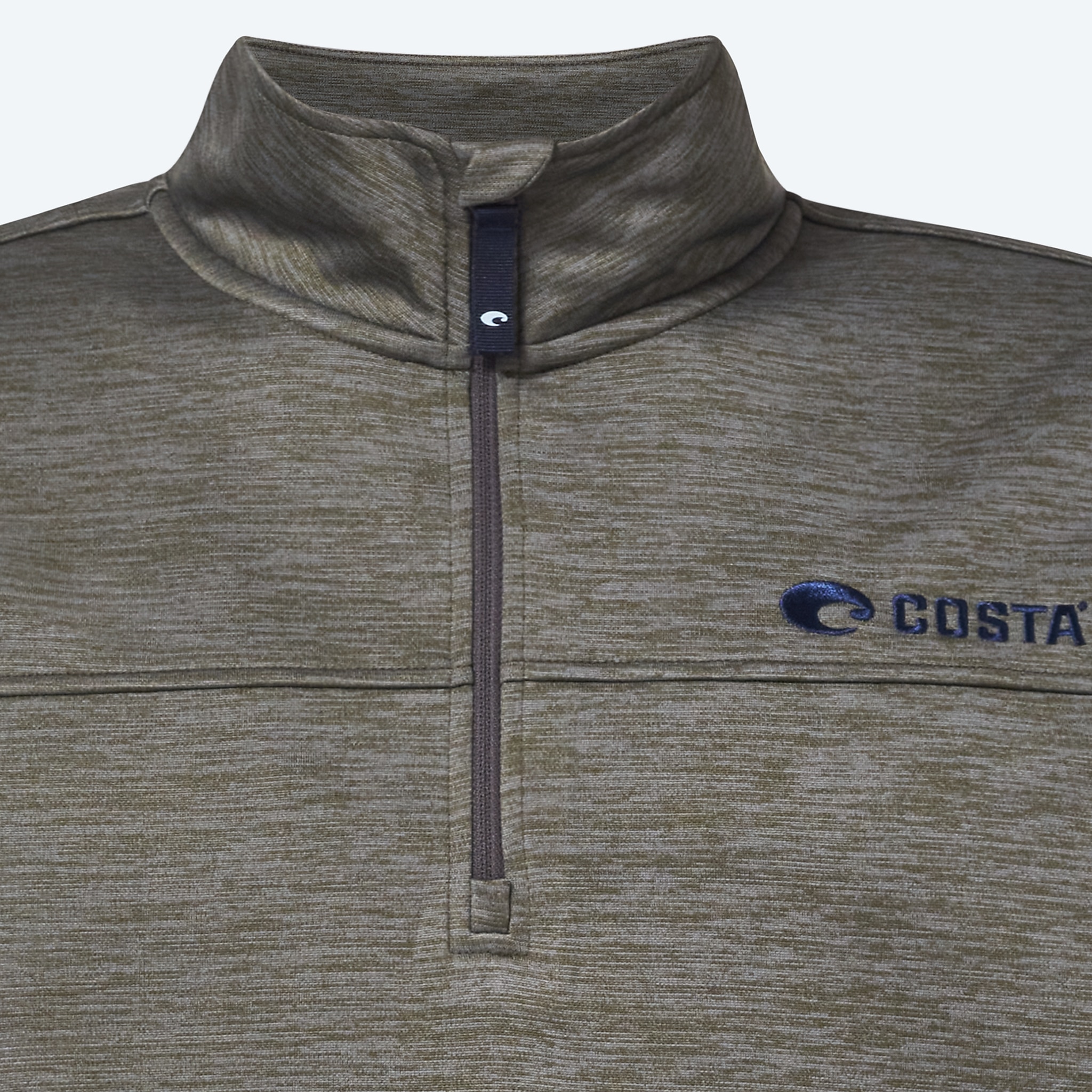 Apparel Moss Green Heather Costa Harbor Quarter Zip Image 3 of 3 Apparel Moss Green Heather Costa Harbor Quarter Zip Image 3 of 3
