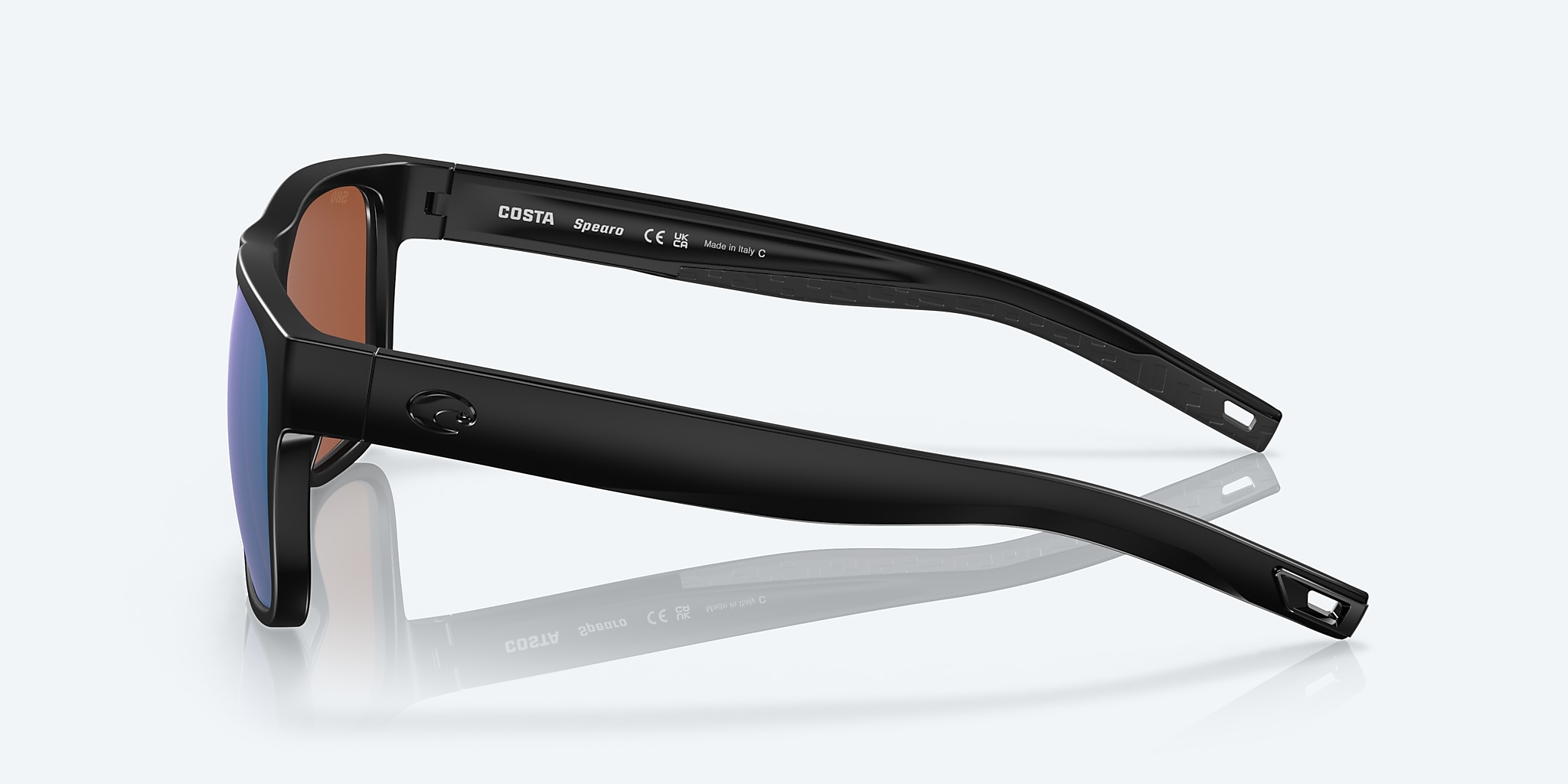Sunglasses Costa Spearo XXL (56-17) with Green Mirror lens and Blackout frame Image 3 of 7 Sunglasses Costa Spearo XXL (56-17) with Green Mirror lens and Blackout frame Image 3 of 7