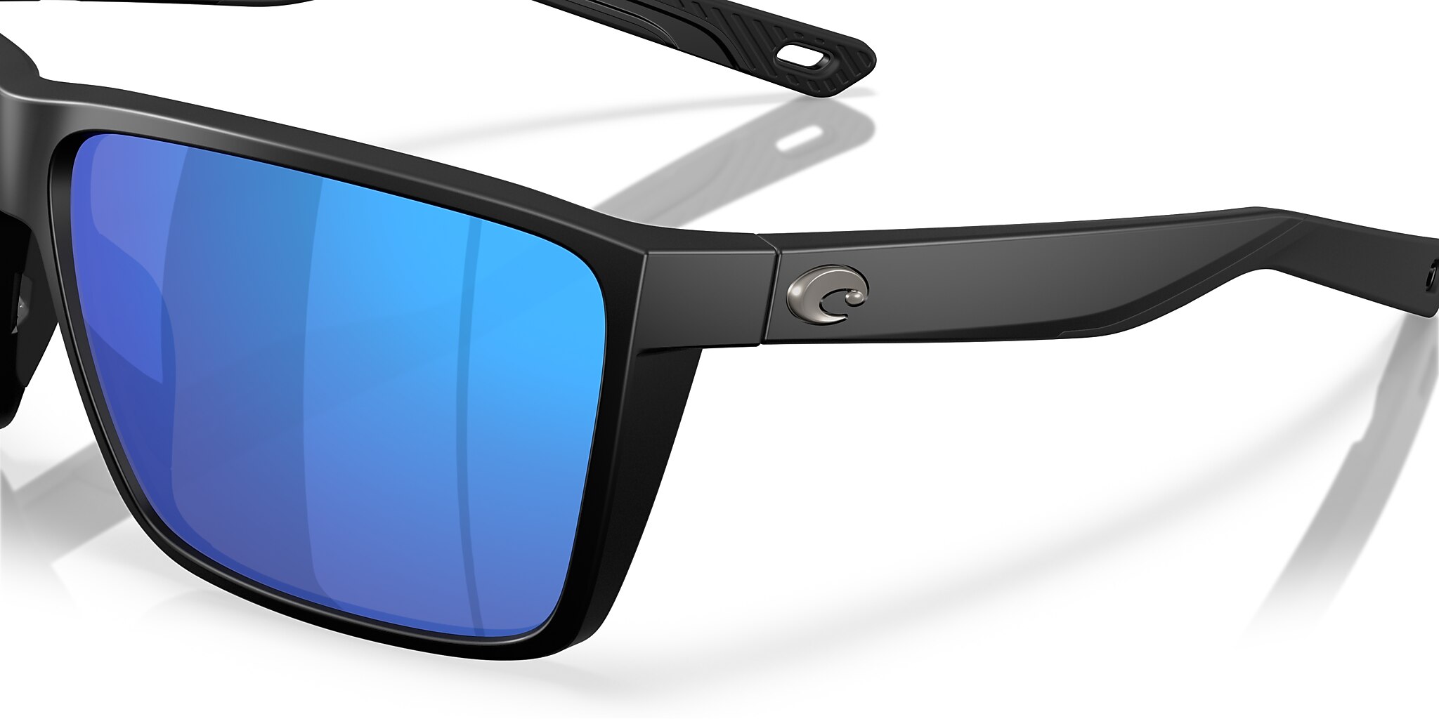 Costa Rincon II XL (64-11) with Blue Mirror lenses and Matte Black