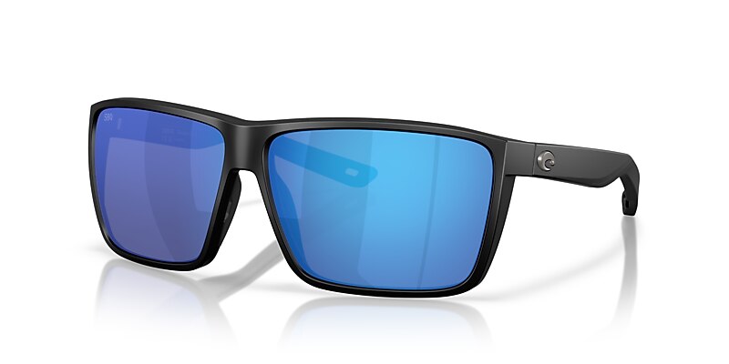 Costa Rincon II XL (64-11) with Blue Mirror lenses and Matte Black