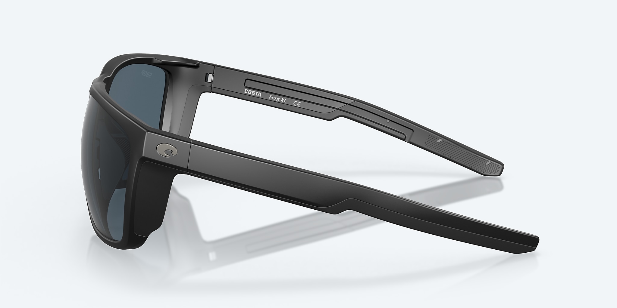 Sunglasses Costa Ferg XL XXL (62-16) with Gray lens and Matte Black frame Image 3 of 8 Sunglasses Costa Ferg XL XXL (62-16) with Gray lens and Matte Black frame Image 3 of 8