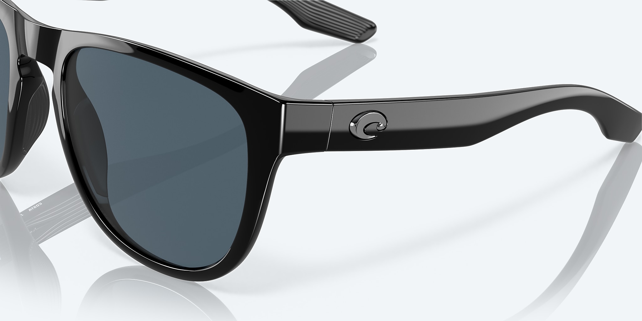 Sunglasses Costa Irie XL (55-20) with Gray lens and Black frame Image 6 of 7 Sunglasses Costa Irie XL (55-20) with Gray lens and Black frame Image 6 of 7